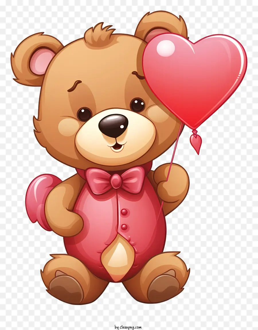 Ours En Peluche De Dessin Animé Saint Valentin，Ours PNG