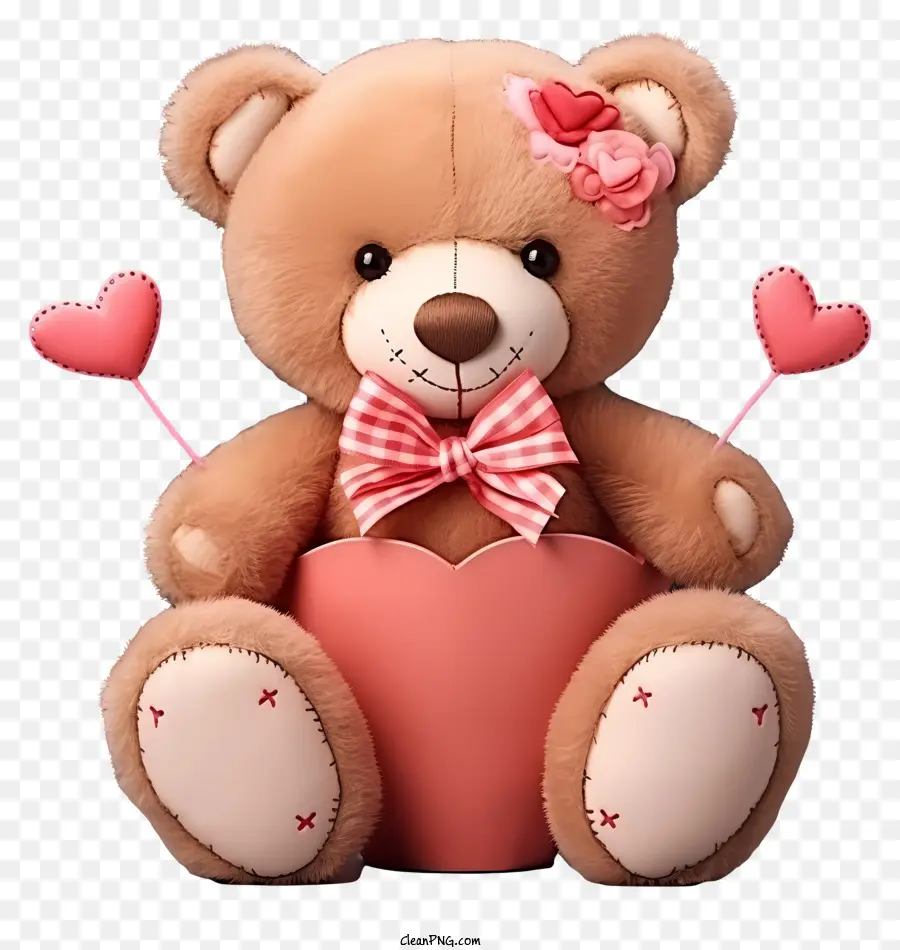 Ours En Peluche Mignon De La Saint Valentin，Nounours PNG