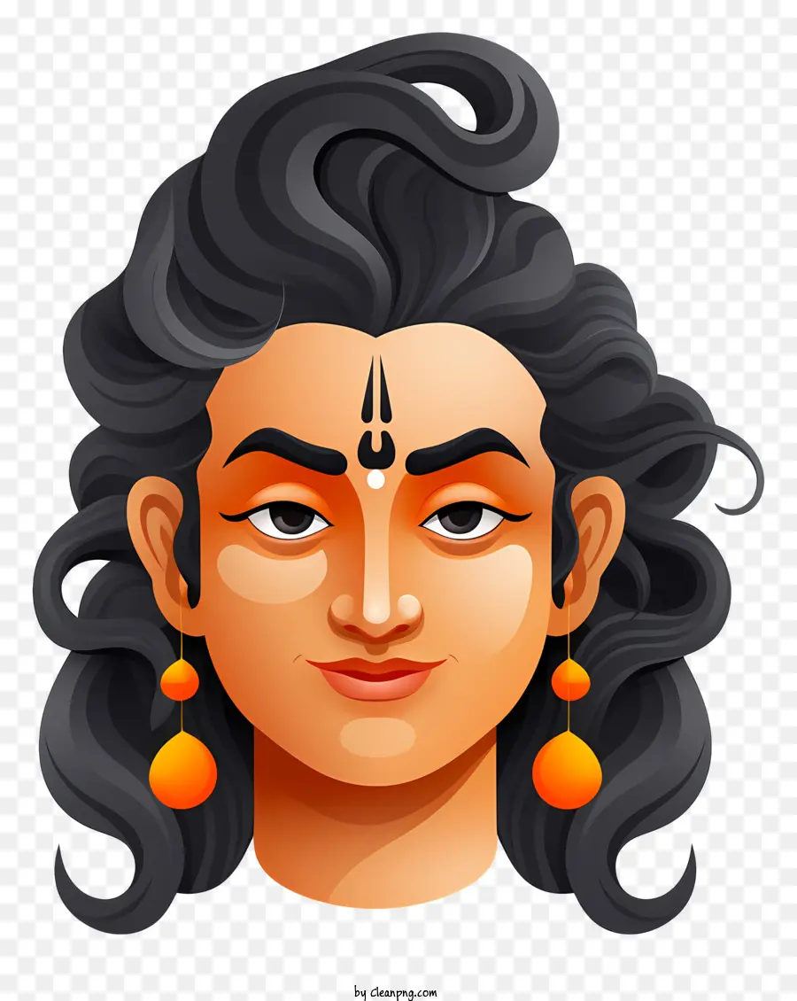 Maha Shivaratri，Cheveux Longs PNG