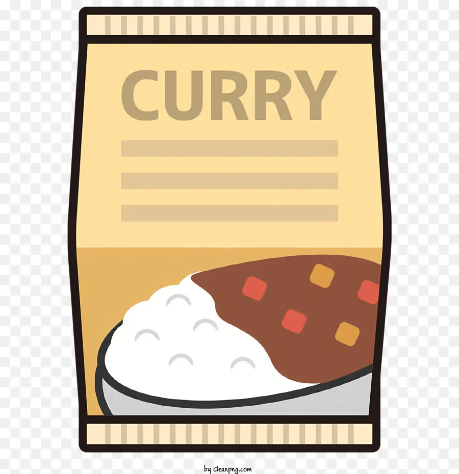 Paquet De Curry，Papier D'emballage PNG