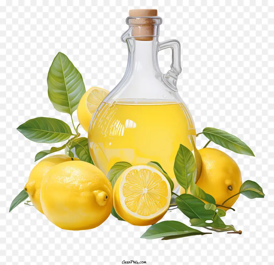 Huile De Citron，Le Jus De Citron PNG