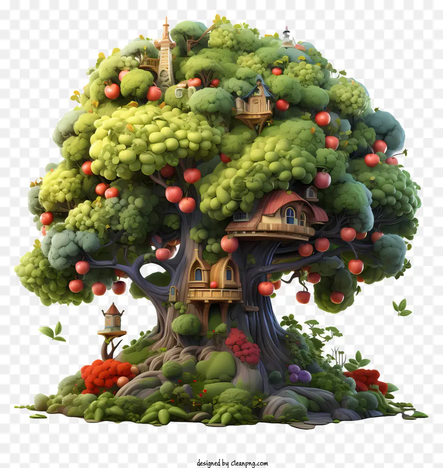 Arbre Fruitier，Cabane Dans Les Arbres PNG