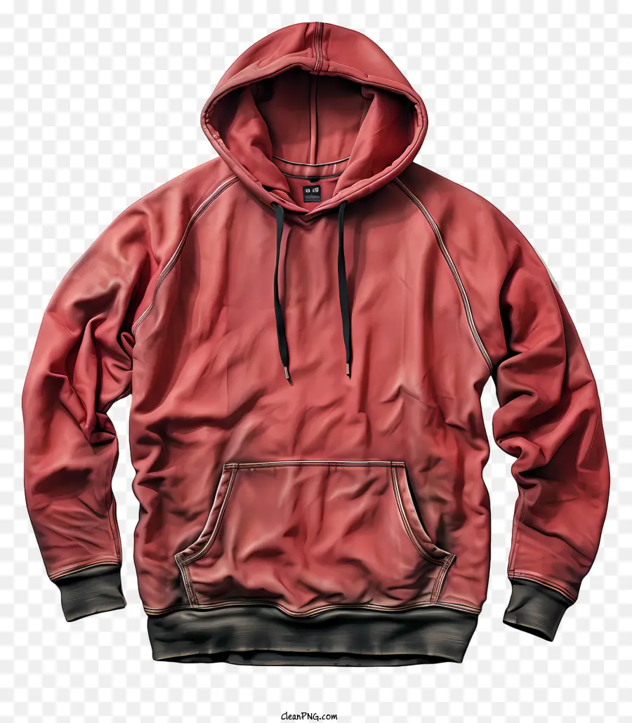 Sweatshirt à Capuche，Sweat à Capuche Rouge PNG