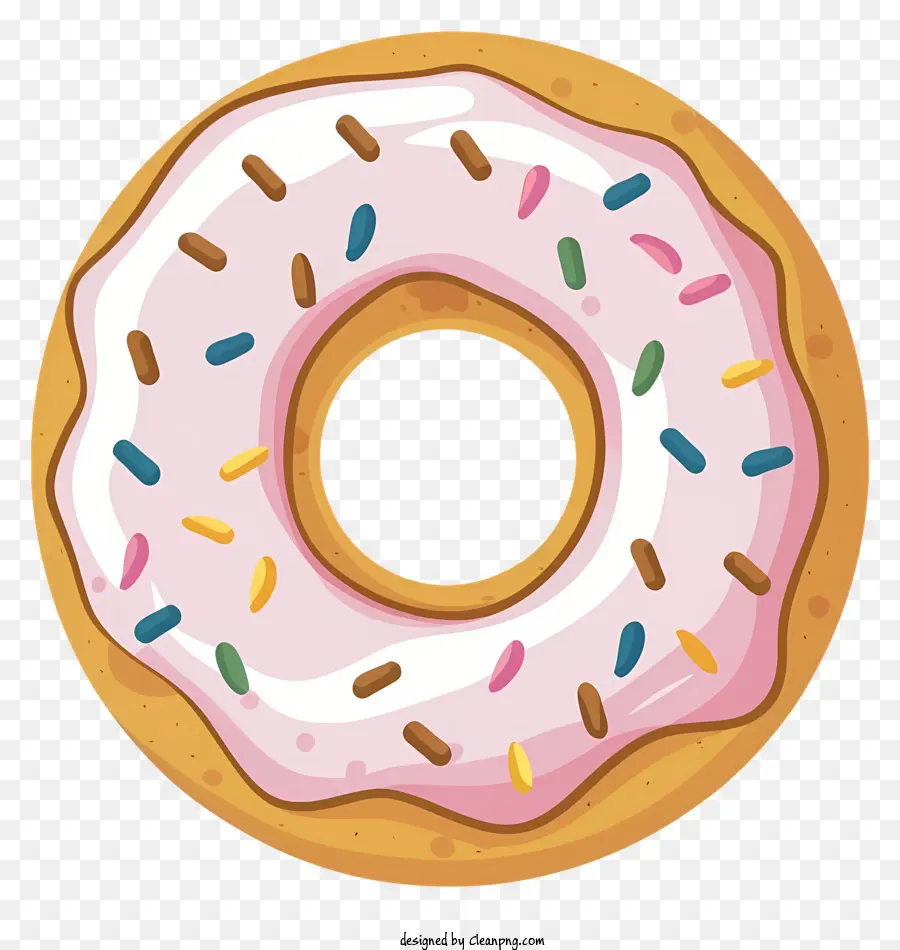 Dessin Animé，Donut PNG