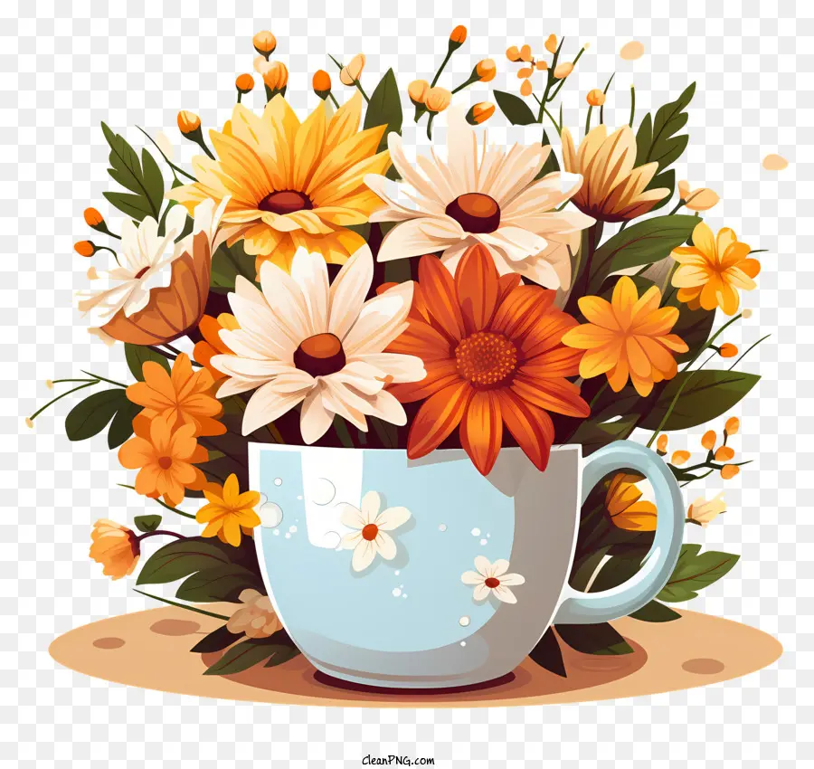 Fleurs De Café，Bouquet De Fleurs PNG