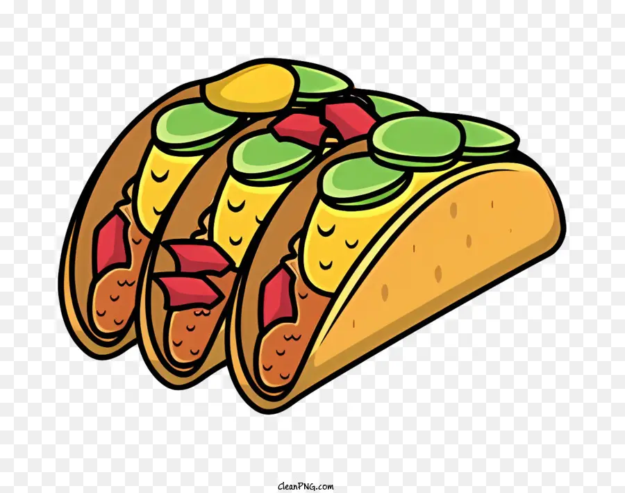 Tacos，Mexicain PNG