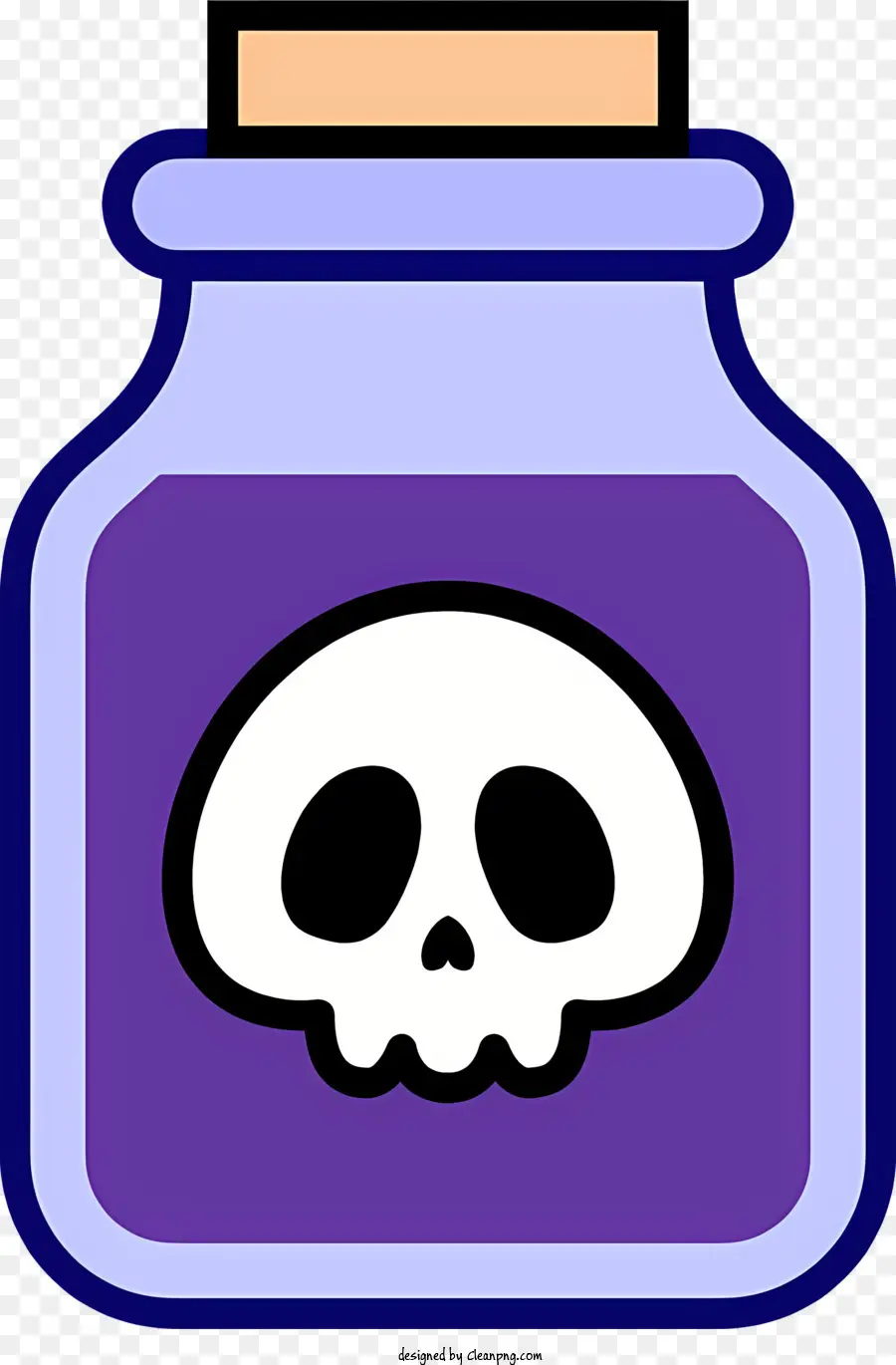 Icône，Bouteille De Poison Violette PNG