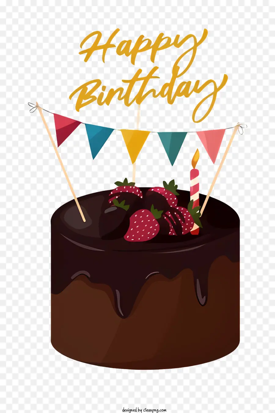 Gâteau D'anniversaire，Gâteau Au Chocolat PNG