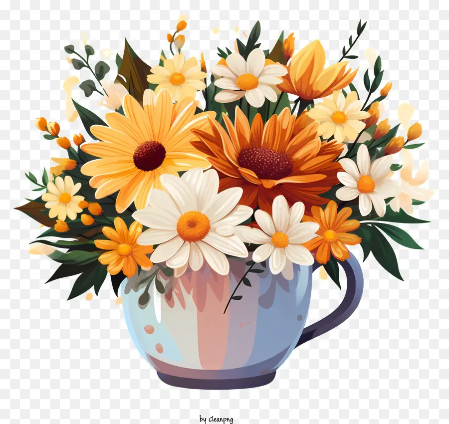 Fleurs De Café，Bouquet De Fleurs PNG