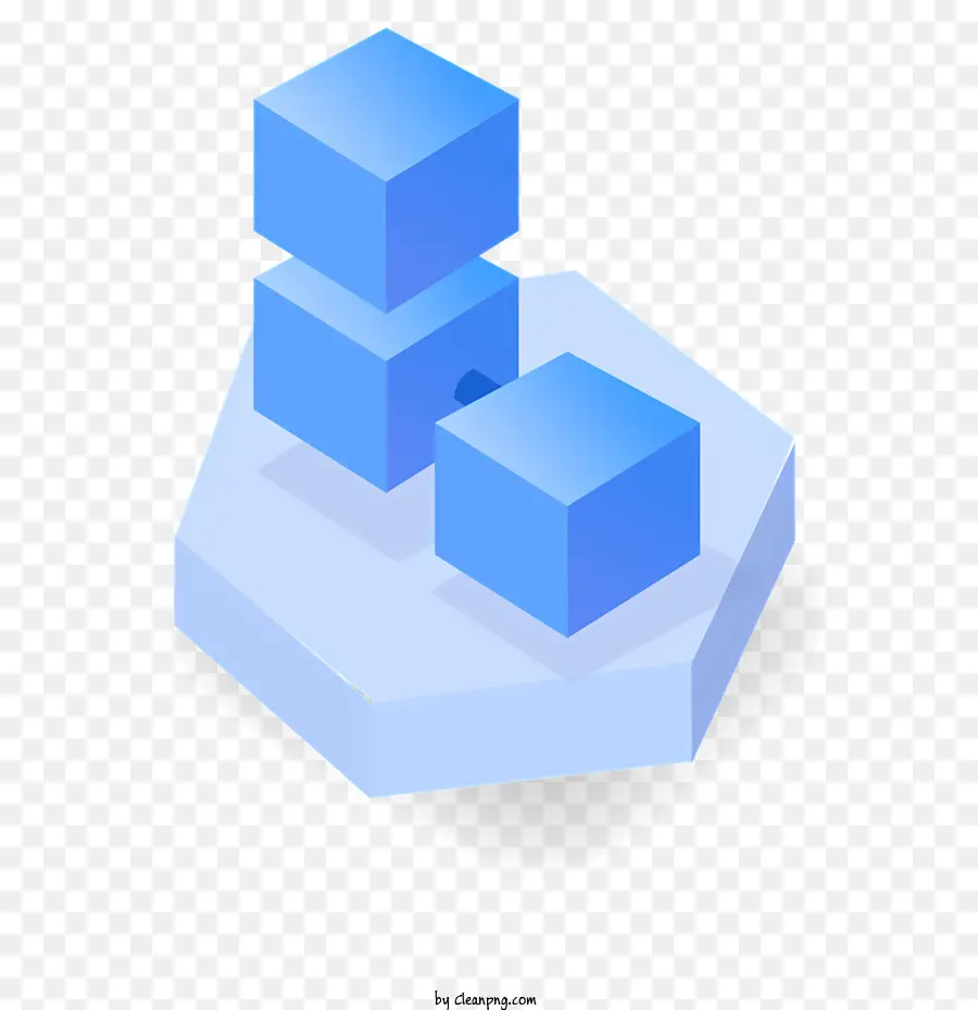 Cube Transparent，Cubes Empilés PNG