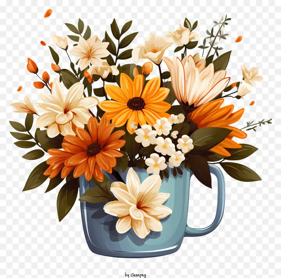 Fleurs De Café，Bouquet De Fleurs PNG