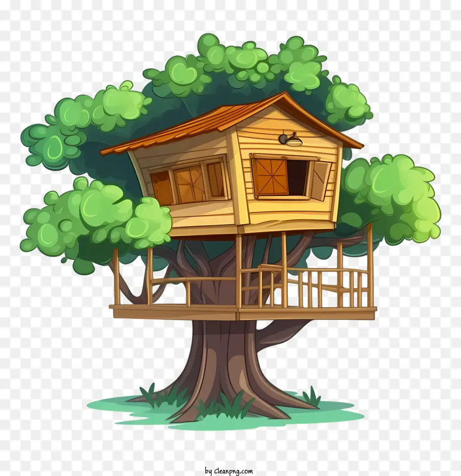 La Maison De L'arbre，Maison En Bois PNG