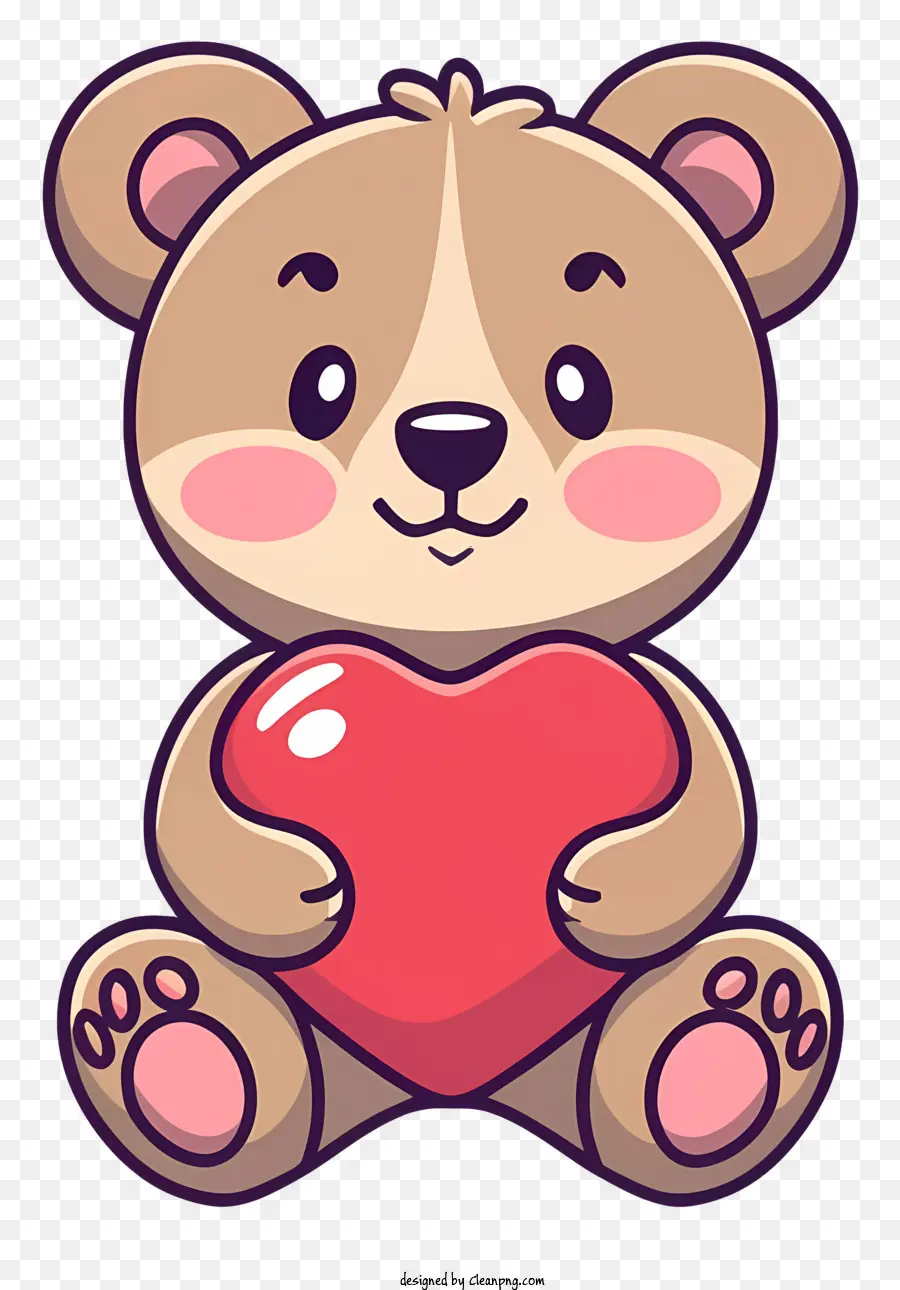 Dessin Animé，Mignon Ours En Peluche PNG