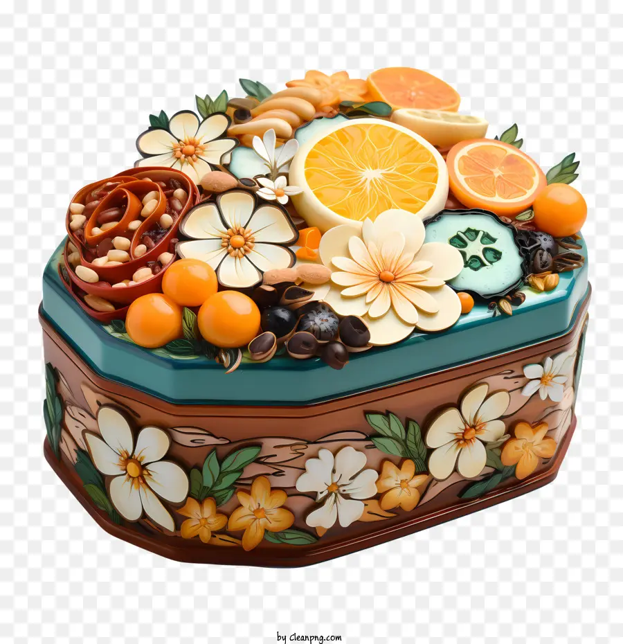 Bento Box，Boîte Aux Fruits Et Aux Noix PNG