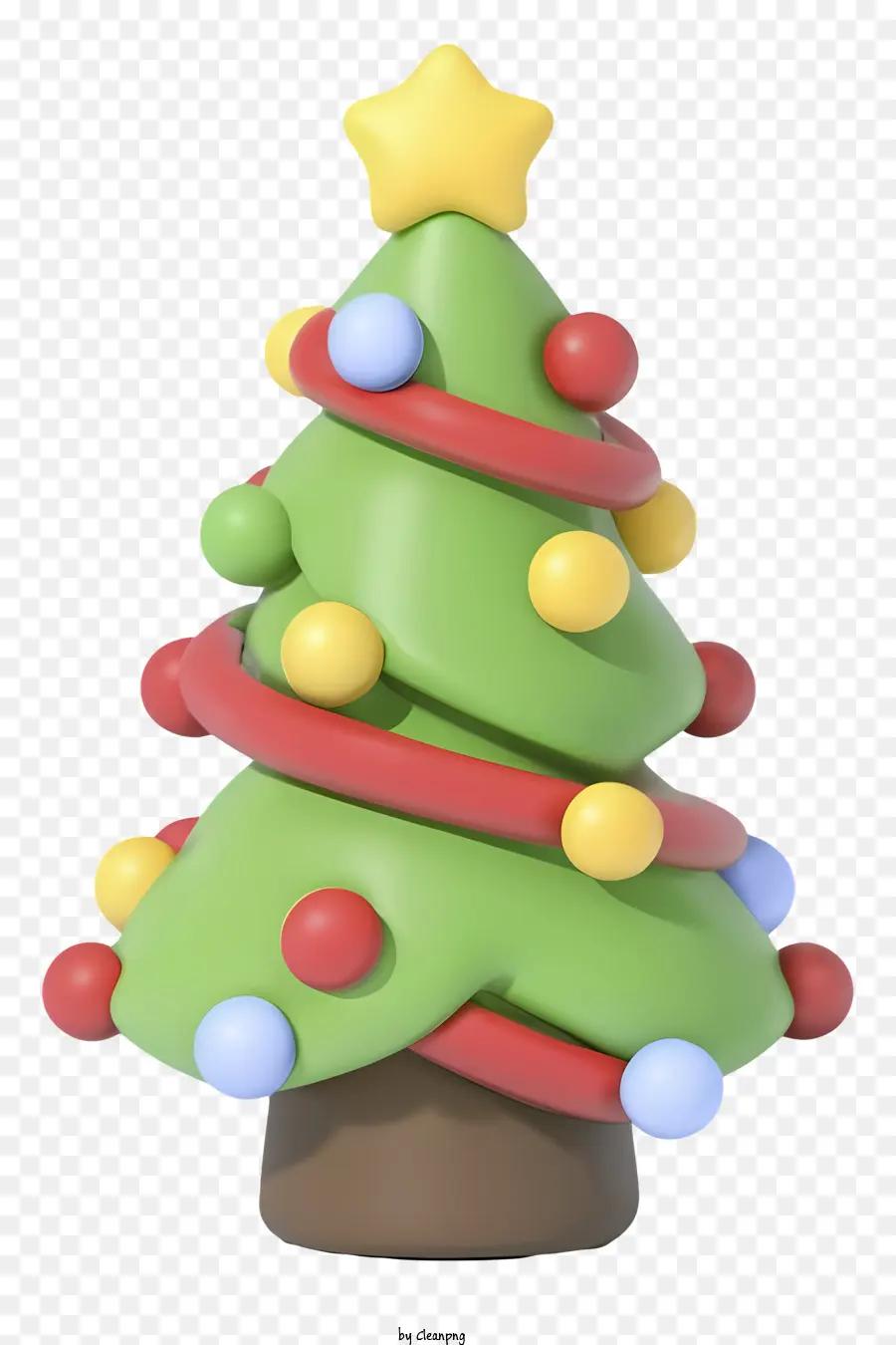 Dessin Animé，Arbre De Noël PNG