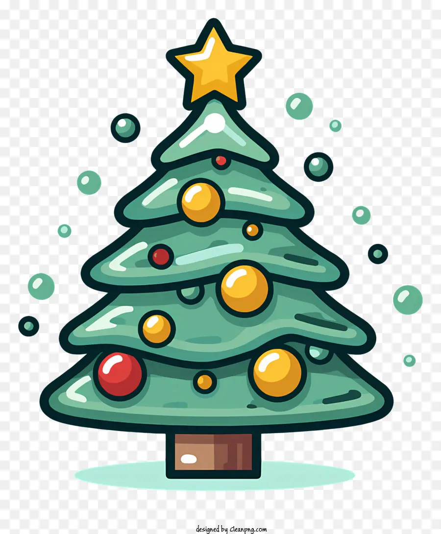 Arbre De Noël，Le Vert De L'arbre De Noël PNG