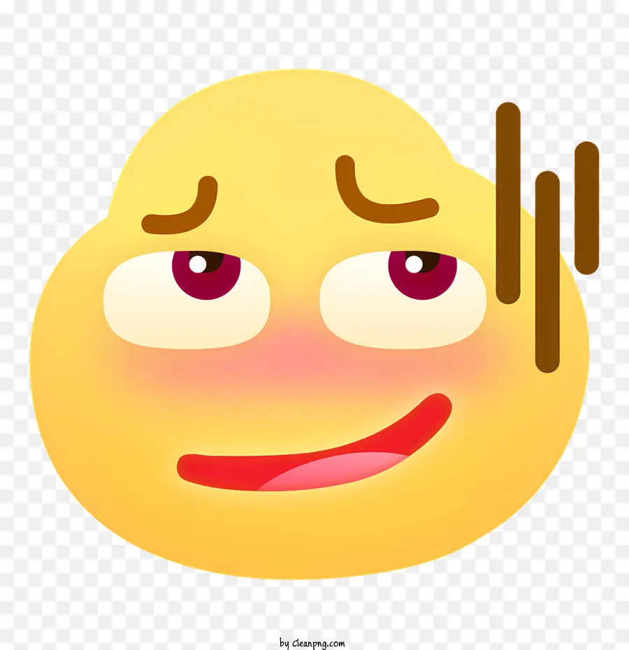 émoticône Surpris，Emoji De Visage Souriant PNG