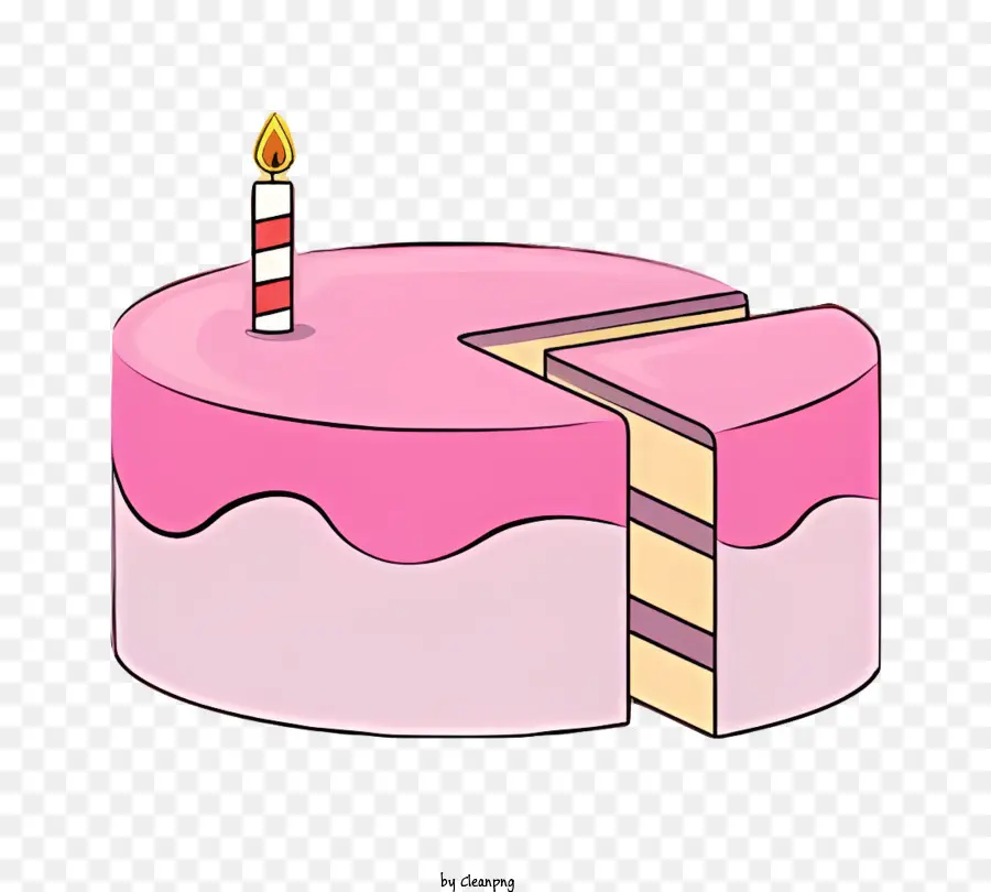 Gâteau D'anniversaire，Rose Un Gâteau D'anniversaire PNG