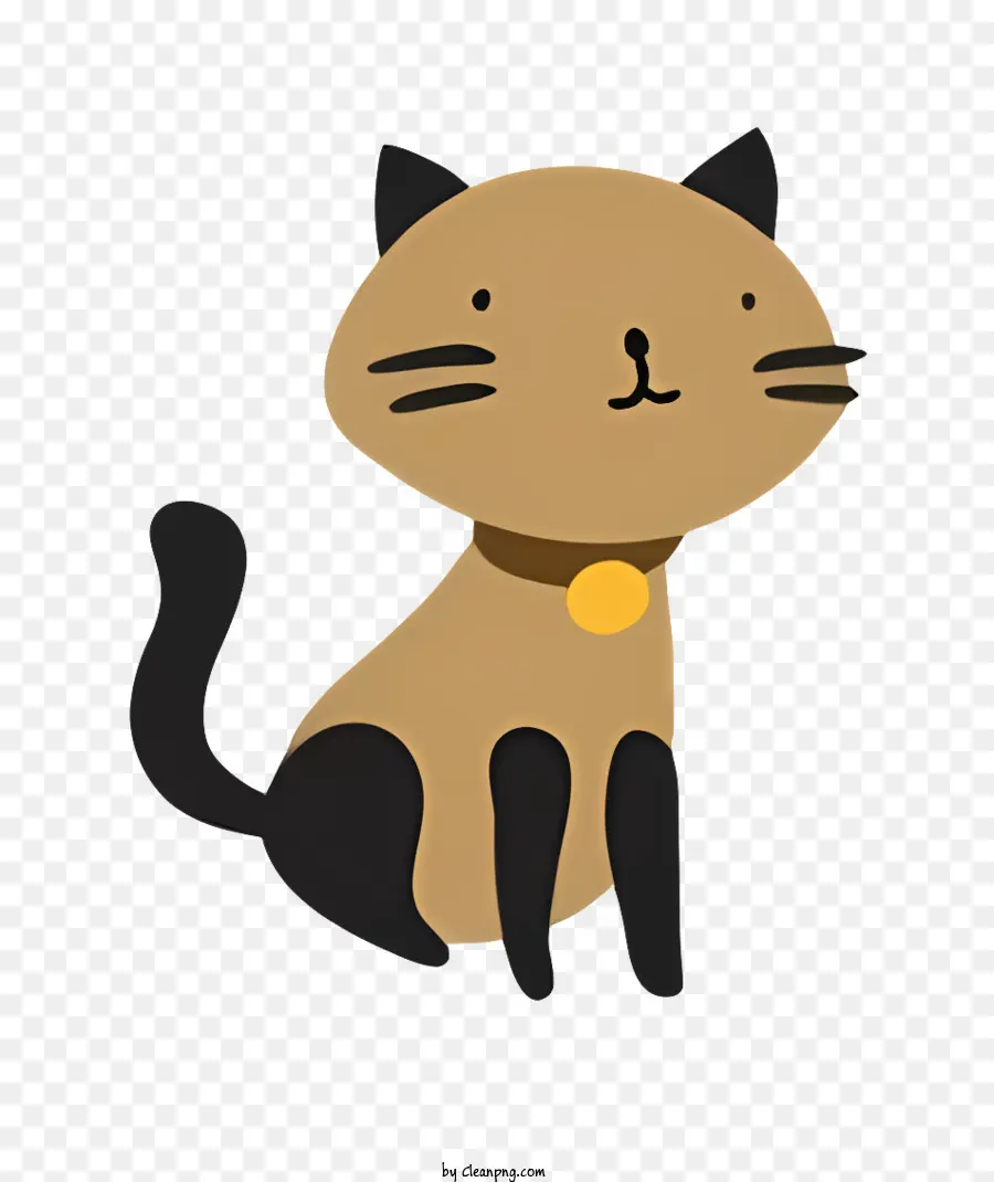 Chat Noir，Chat Brun PNG