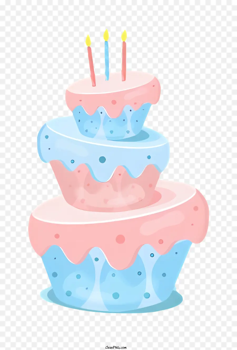 Gâteau D'anniversaire，Gâteau D'anniversaire De Bande Dessinée PNG