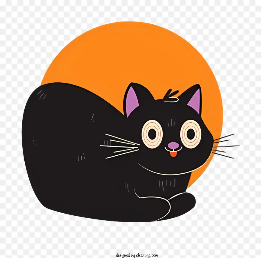 Chat Noir，Cercle Vert PNG