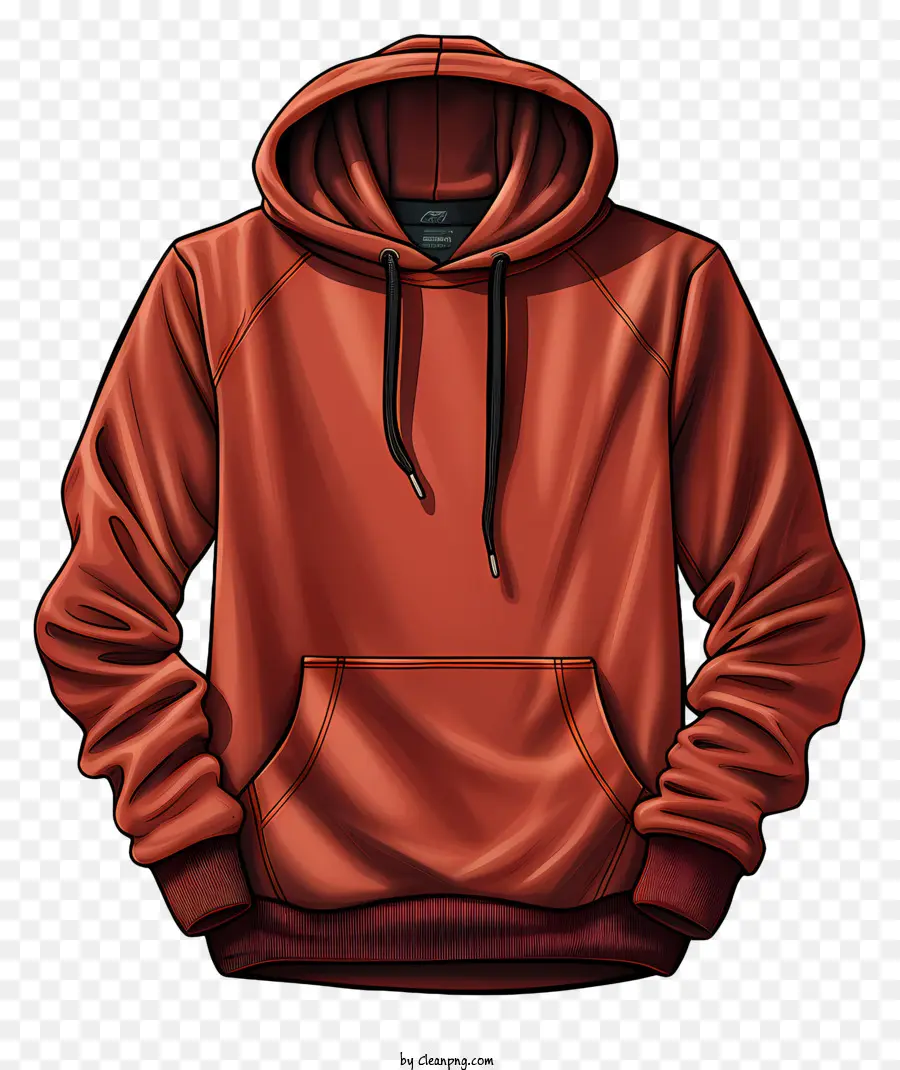 Sweatshirt à Capuche，Sweat à Capuche Rouge PNG