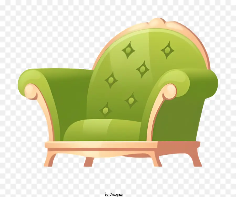 Icône，Fauteuil Vert PNG