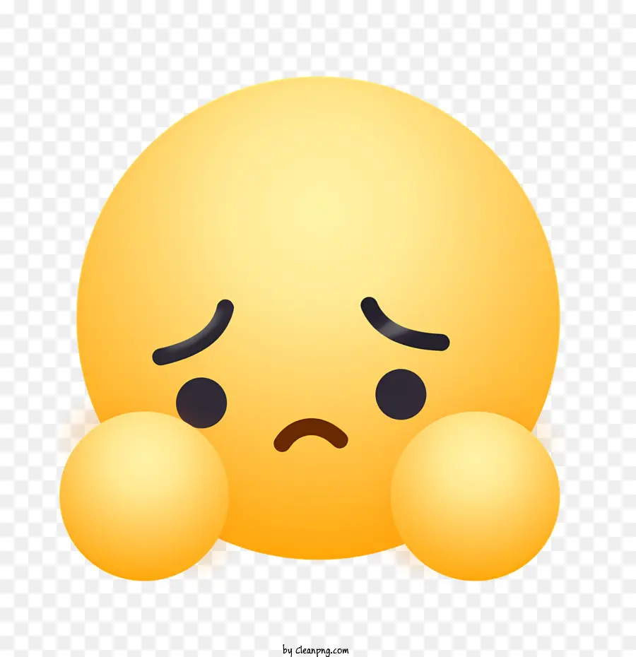 Icône，Emoji Triste PNG