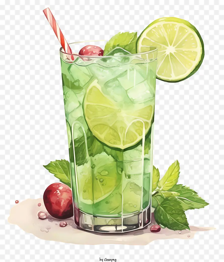 Cocktail，Limonade à La Menthe PNG