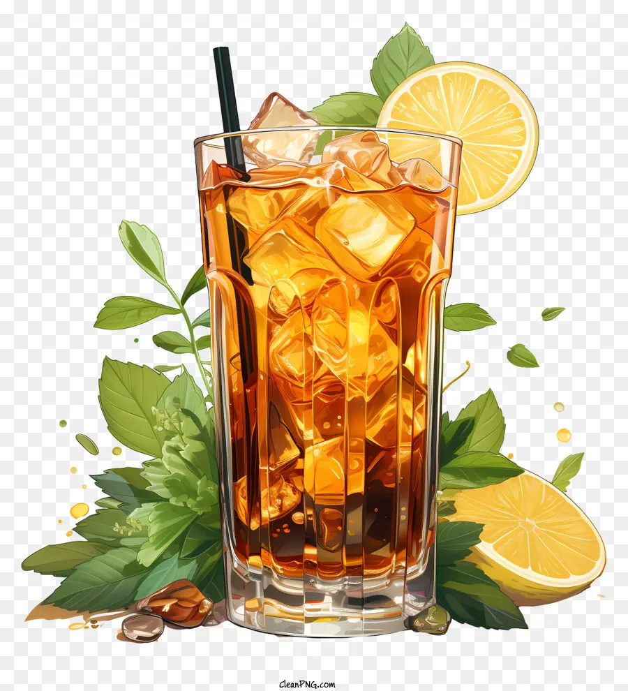 Cocktail，Thé Glacé PNG