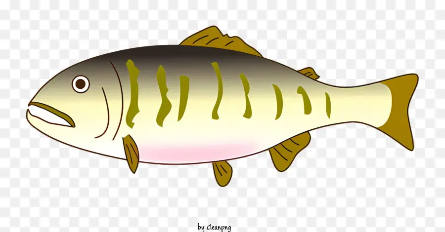 Poisson Avec Des Taches Blanches，Poisson En Bouche Ouverte PNG