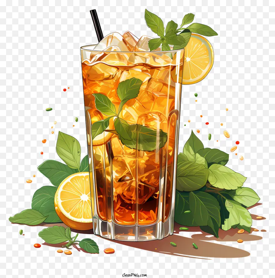 Cocktail，Thé Glacé PNG