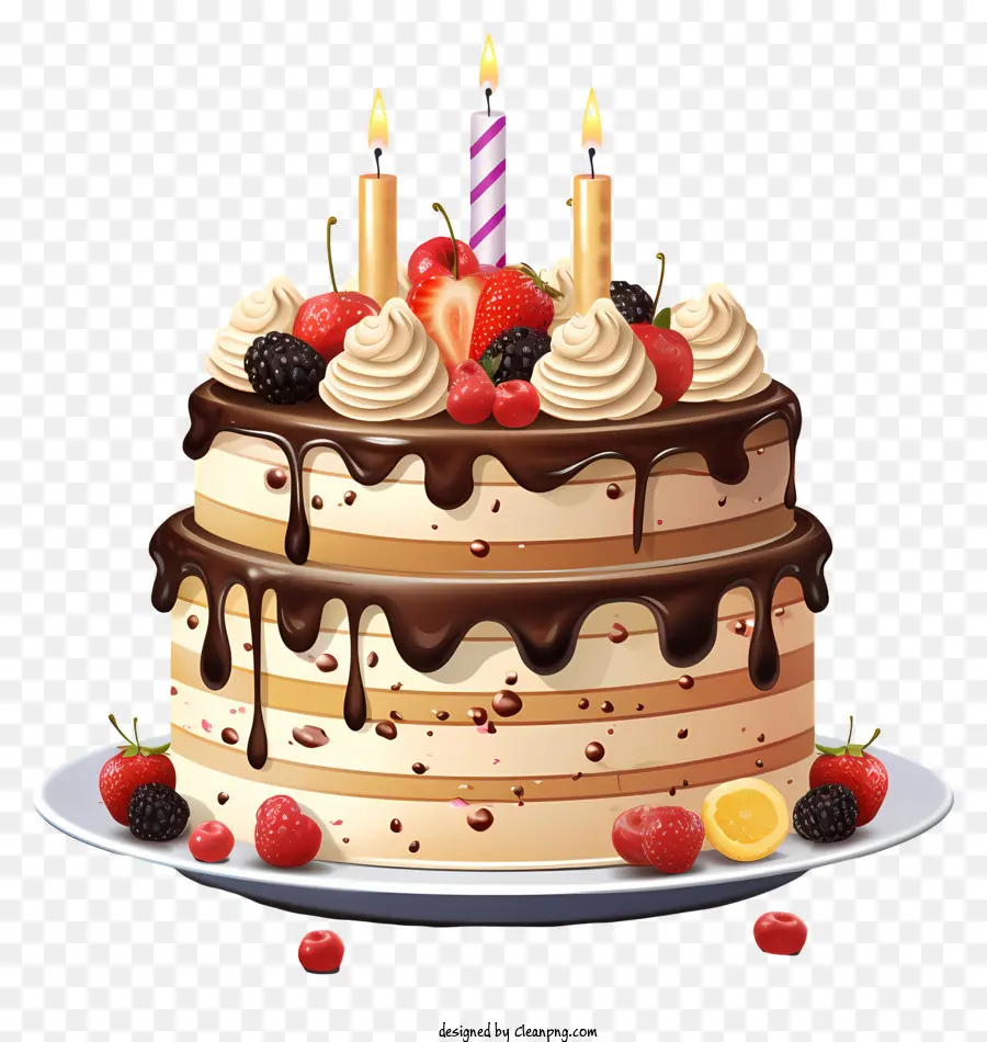 Gâteau D'anniversaire，Couches De Gâteau PNG