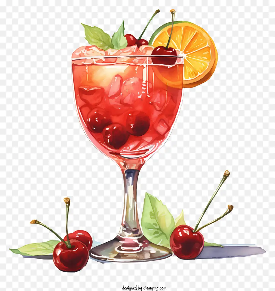 Cocktail，Cherry Margarita PNG
