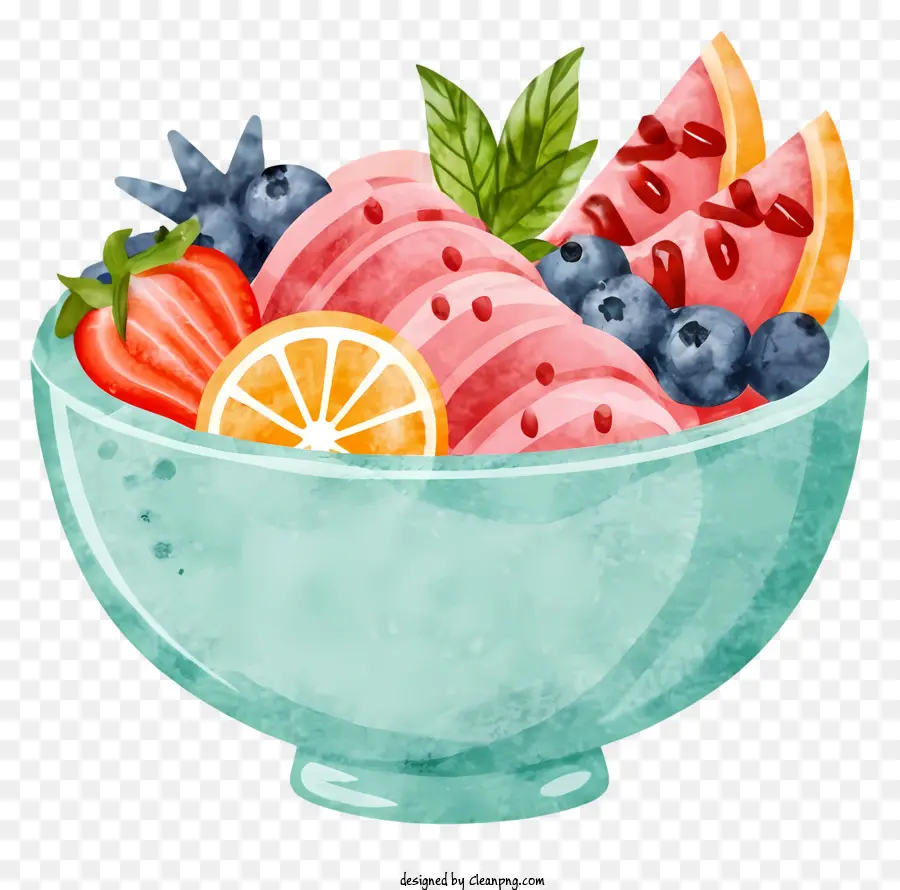 Dessin Animé，Bol De Fruits PNG