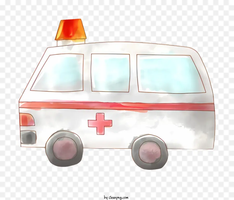 Dessin Animé，Ambulance PNG