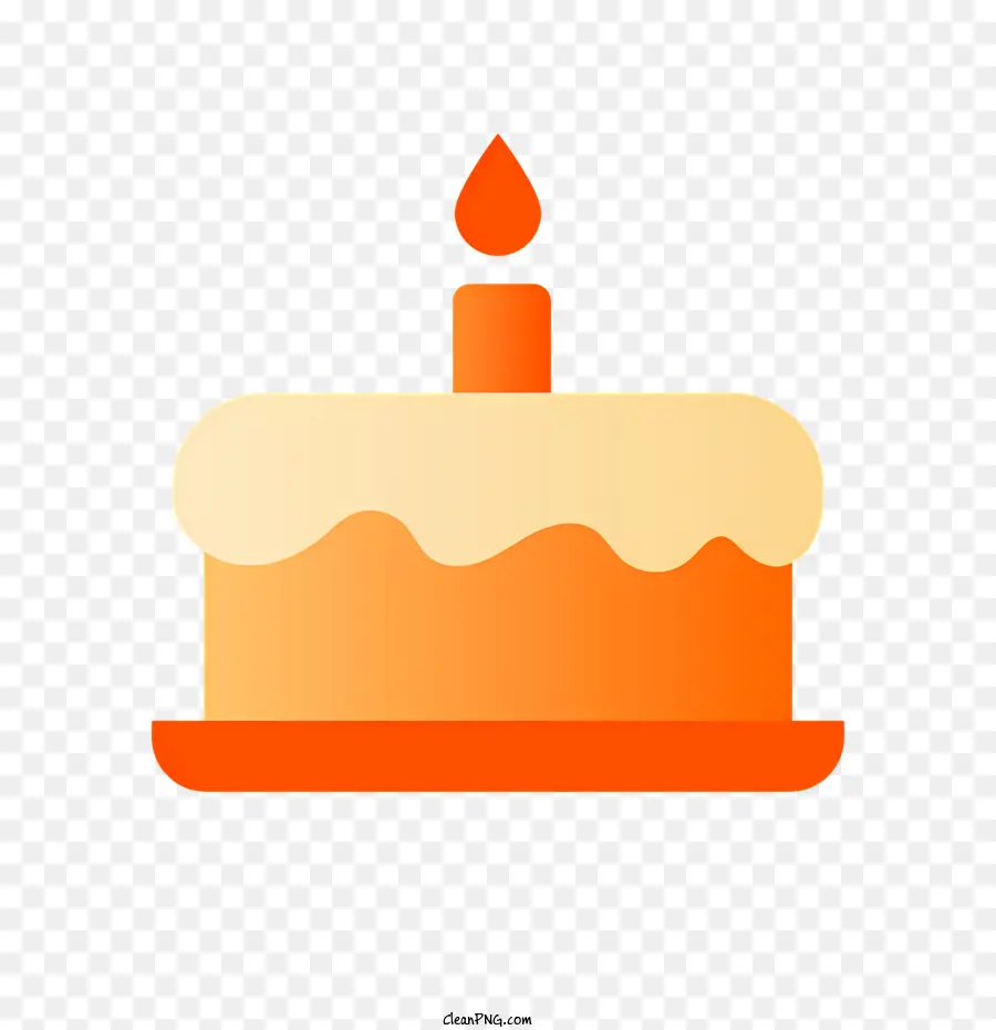 Gâteau D'anniversaire，Bougie PNG