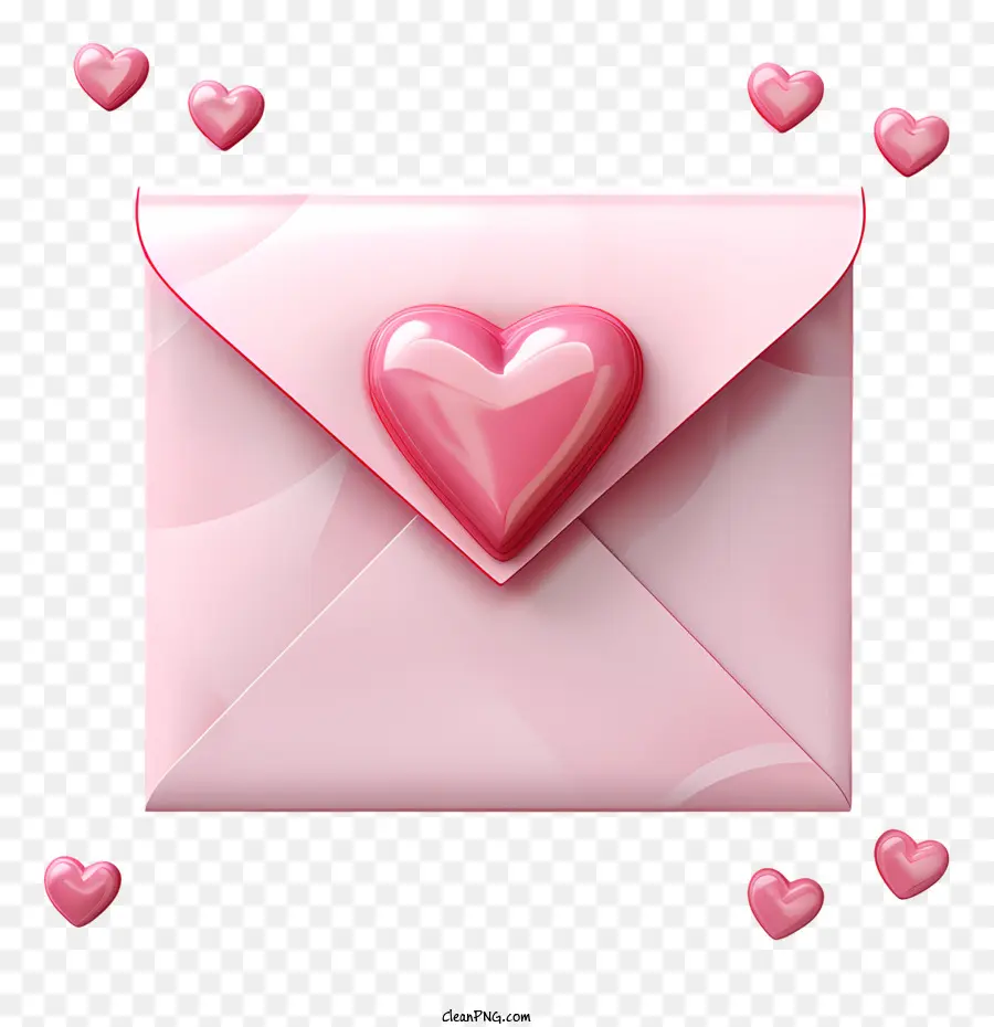 Enveloppe，Lettre D'amour PNG