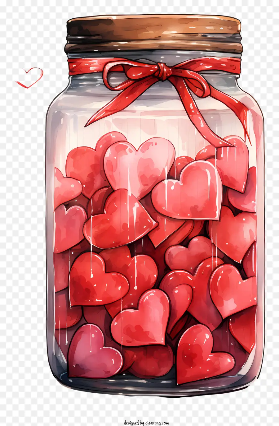Jar Mason，Bonbons De La Saint Valentin PNG