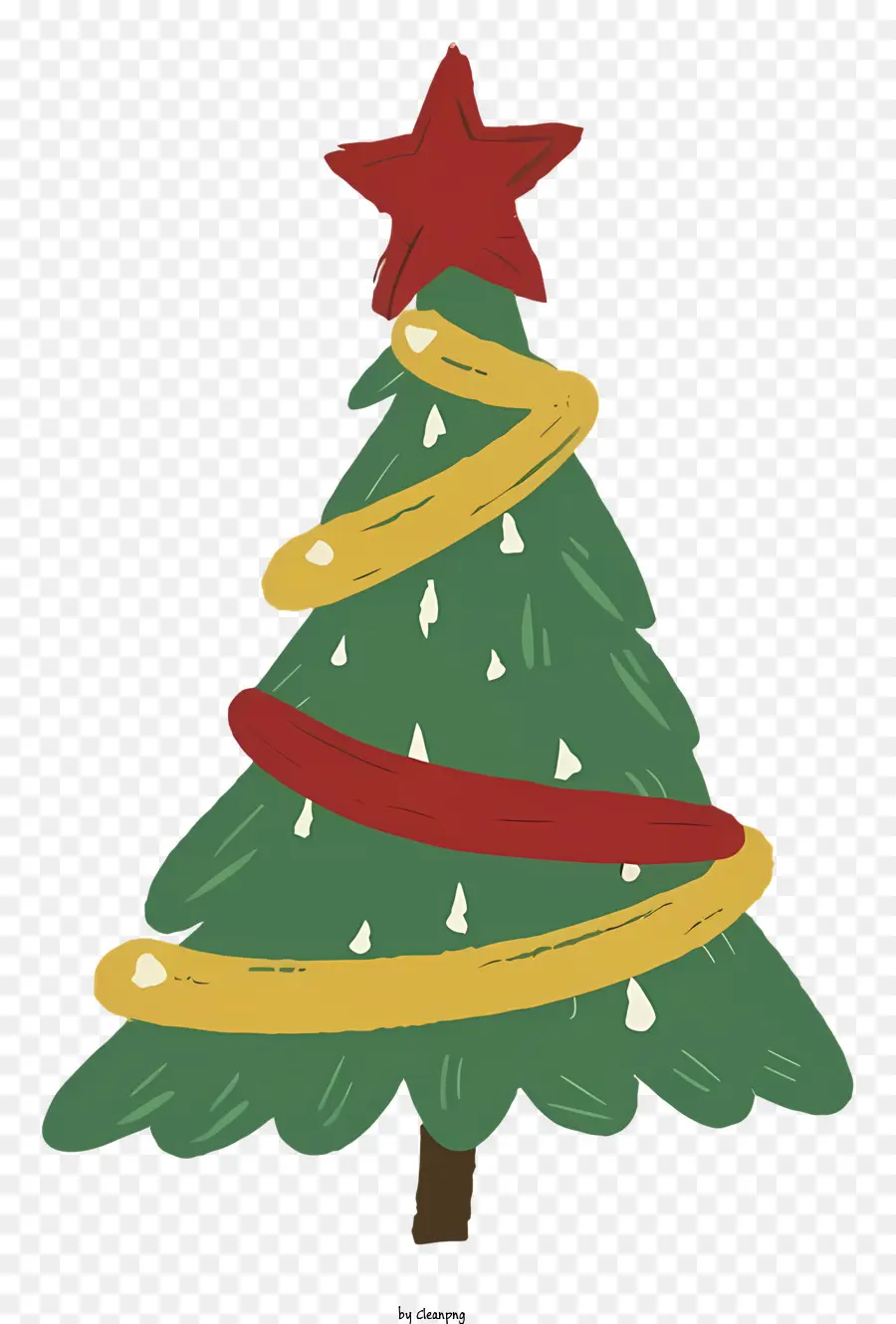 Dessin Animé，Décoration D'arbre De Noël PNG