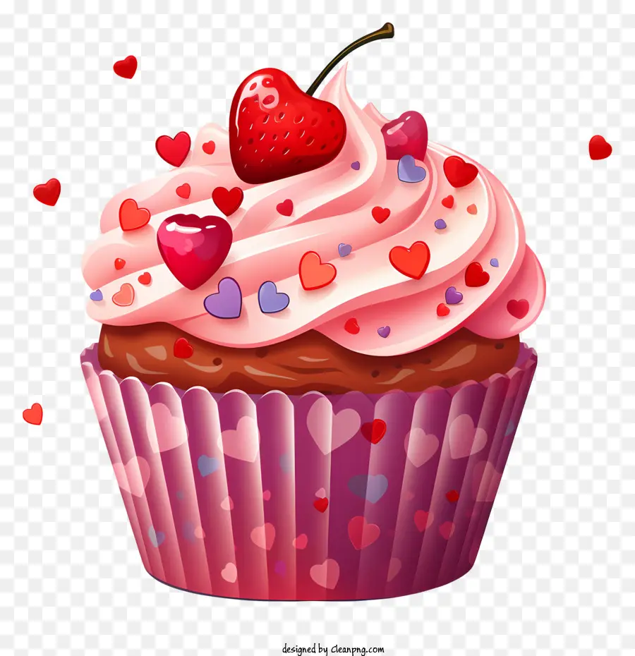 Cupcake，Glaçage Au Chocolat PNG