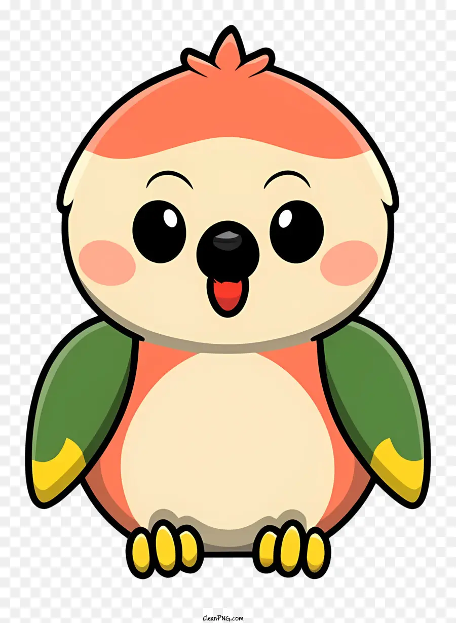 Dessin Animé，Oiseau Mignon PNG