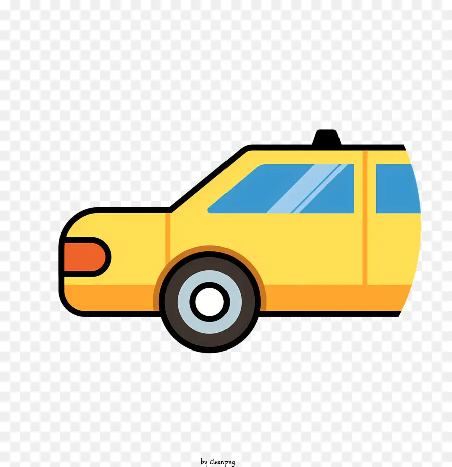 Voiture Jaune，Quatre Roues PNG