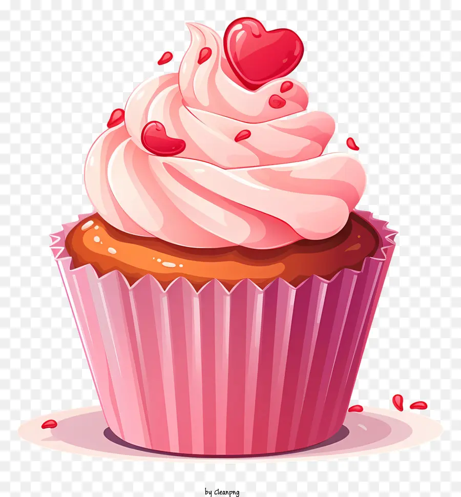 Petit Gâteau，Cupcake à La Fraise PNG