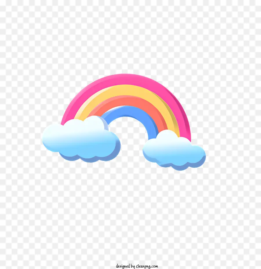 Icône，Néon Arc En Ciel PNG