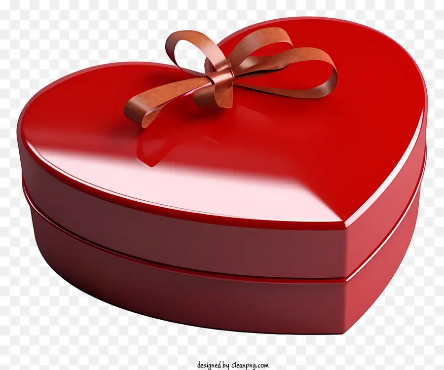 Boîte Cadeau，Rouge Boîte De Heartshaped PNG