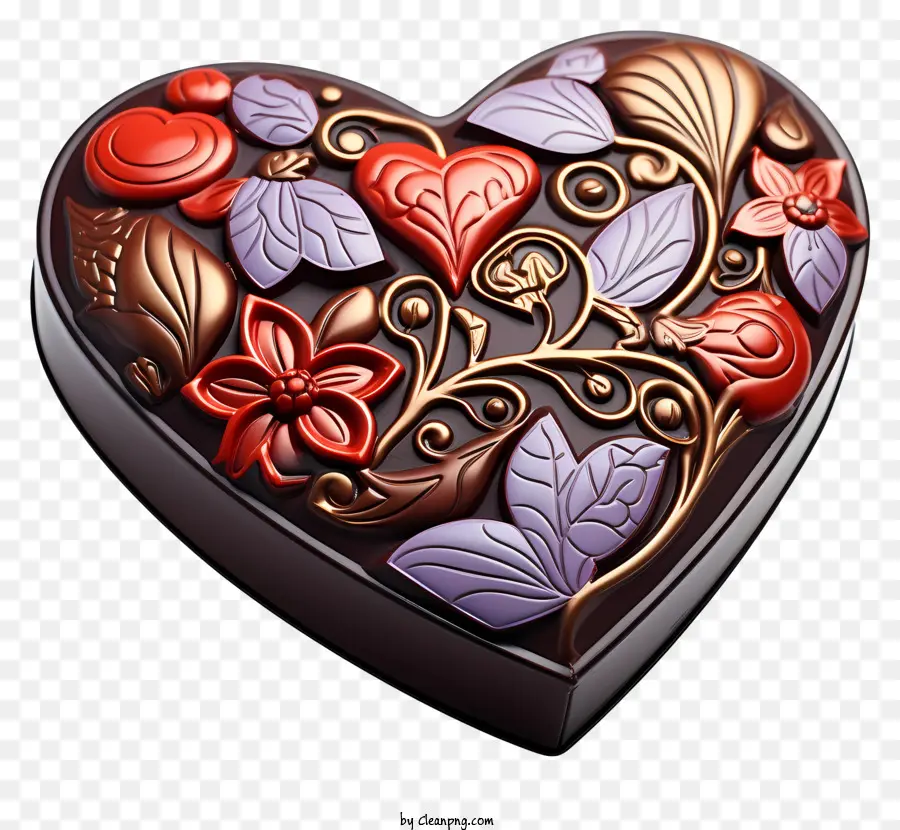 Chocolat，Chocolat Coeur PNG