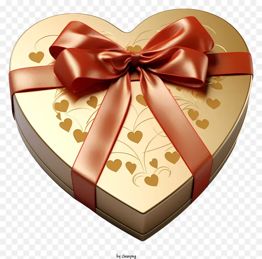 Boîte Cadeau，Chocolate Heart Box PNG
