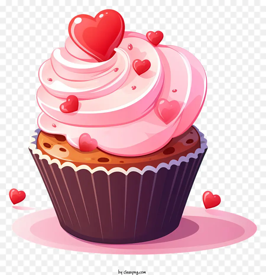 Petit Gâteau，Cupcake à La Fraise PNG