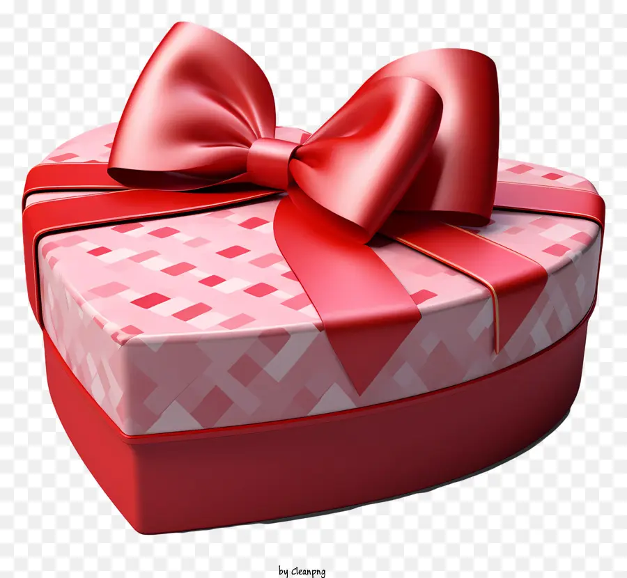 Boîte Cadeau，Rouge Boîte De Heartshaped PNG